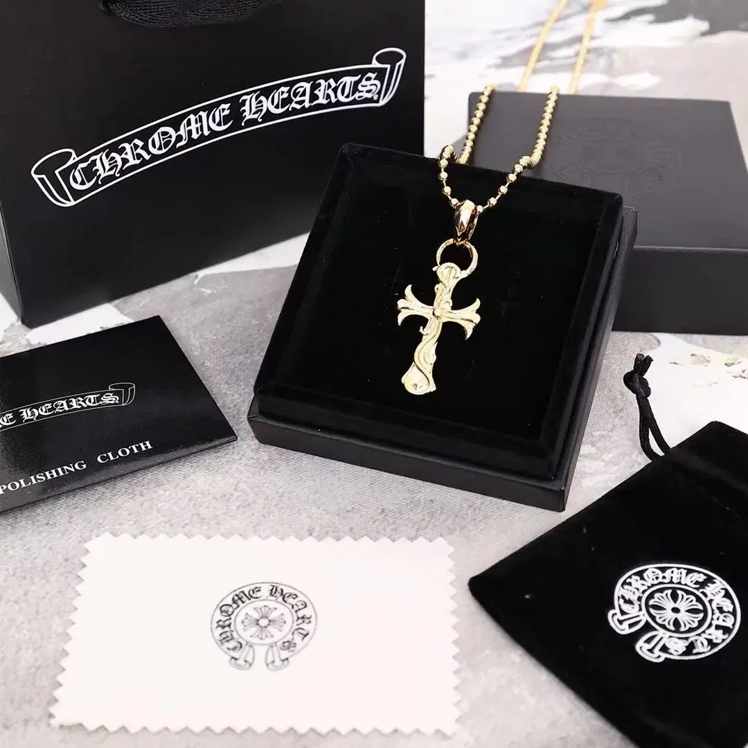 Fashion for Couples Cross Necklace Chrome Hearts