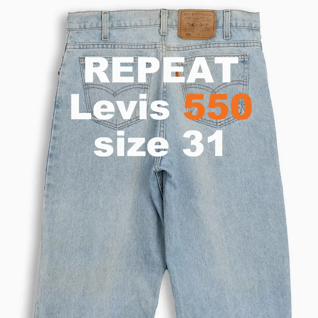 Levi's 550 Orangetab 90s USA 31 Size OR5503339