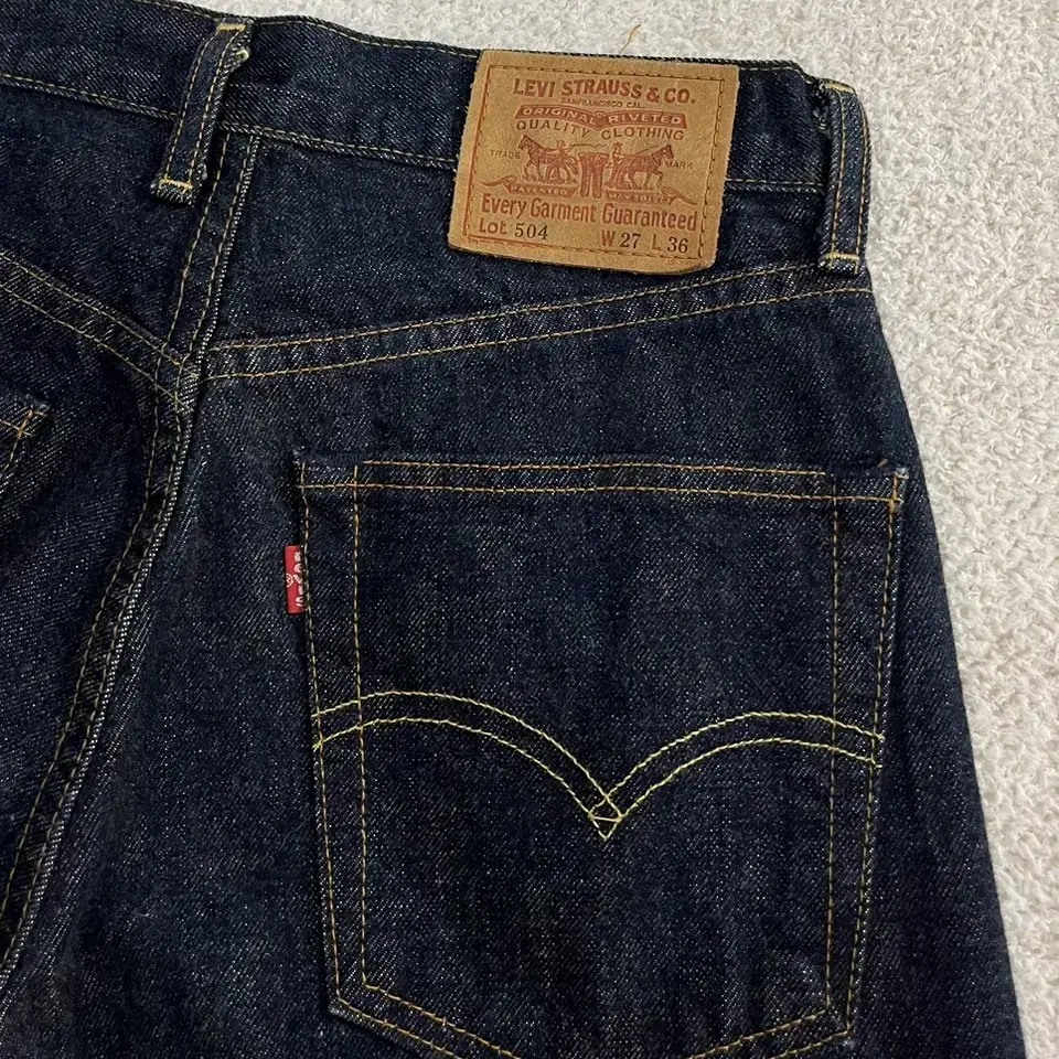 (정품) Levis 리바이스 JPN 504 진청데님팬츠[27]