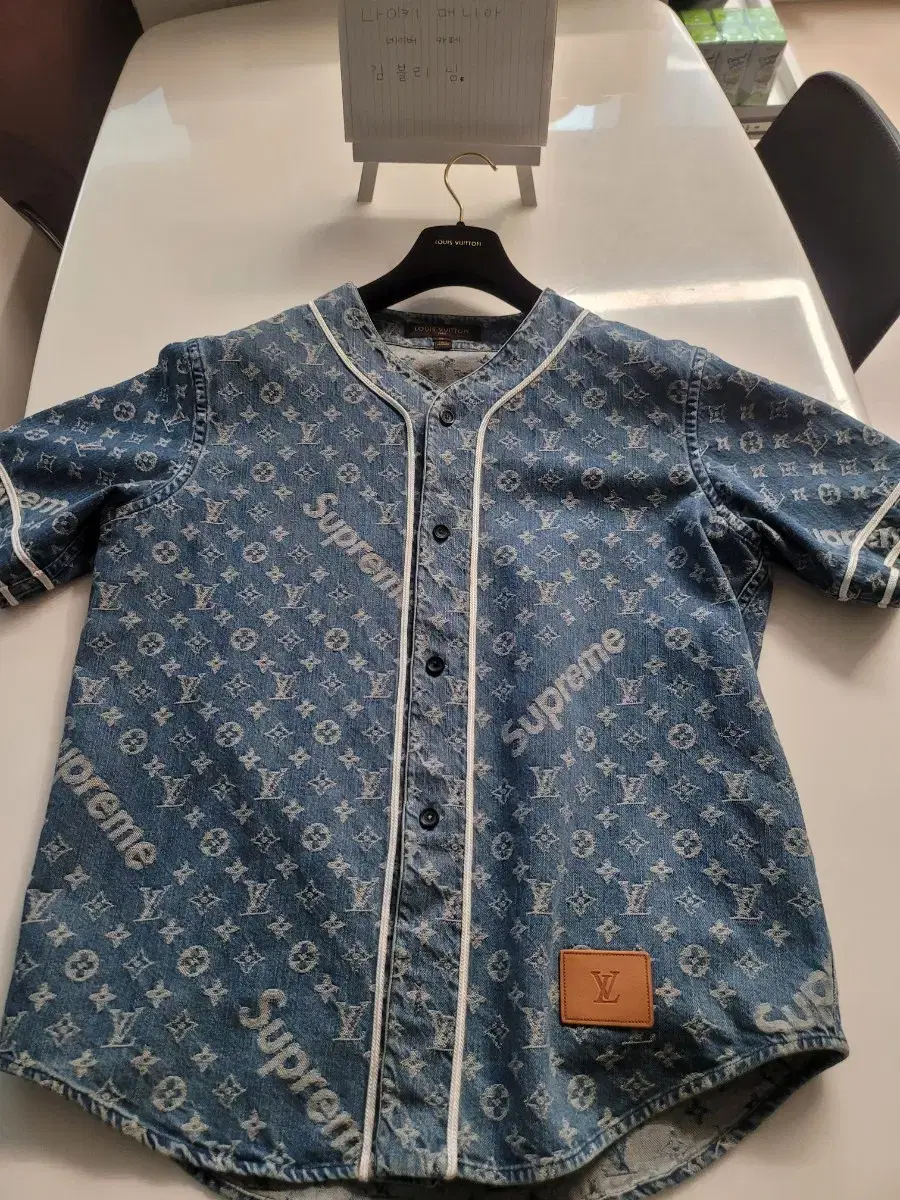 [M] Supreme Louis Vuitton Baseball Jersey