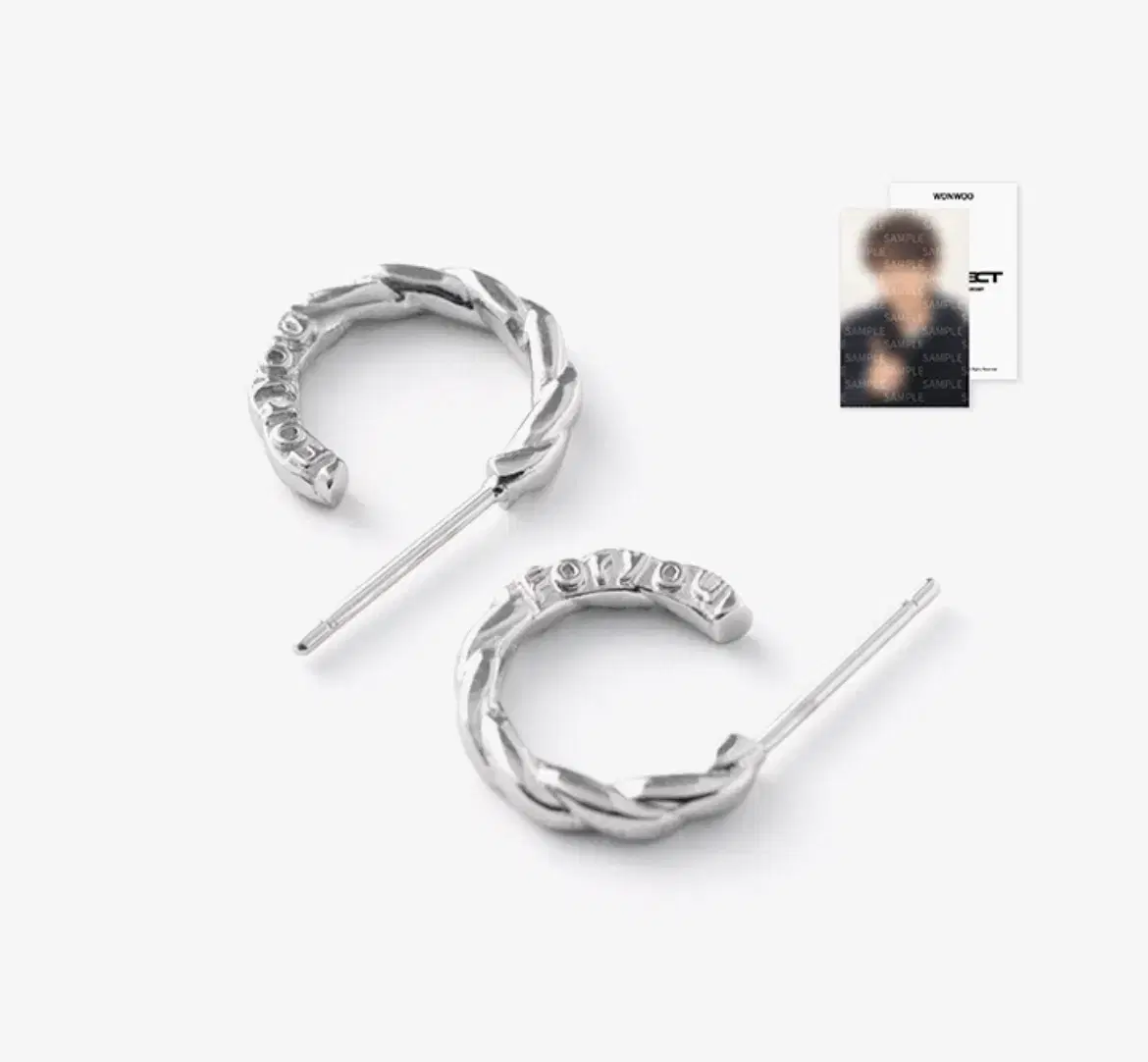 Set of seventeen 8th anniversary earrings wonwoo sealed 