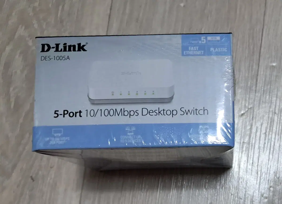 (새상품)  d-link 5포트 스위치 허브