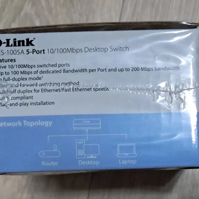 (새상품)  d-link 5포트 스위치 허브 9개 일괄 택포