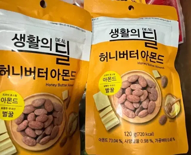 허니버터아몬드 12봉 대용량아몬드 부모님선물 부모님간식 견과선물세트 견과