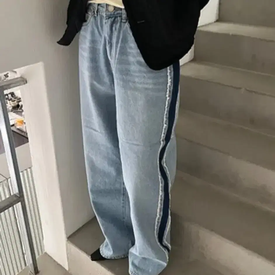 모어프로덕트 line denim 데님 팬츠 청바지