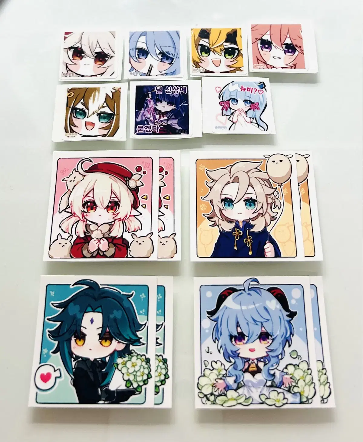 Sale only until the 22nd)Genshin Impact Sogamu Ayato Albedo Kazuha, etc. sticker pre-order benefit in bulk