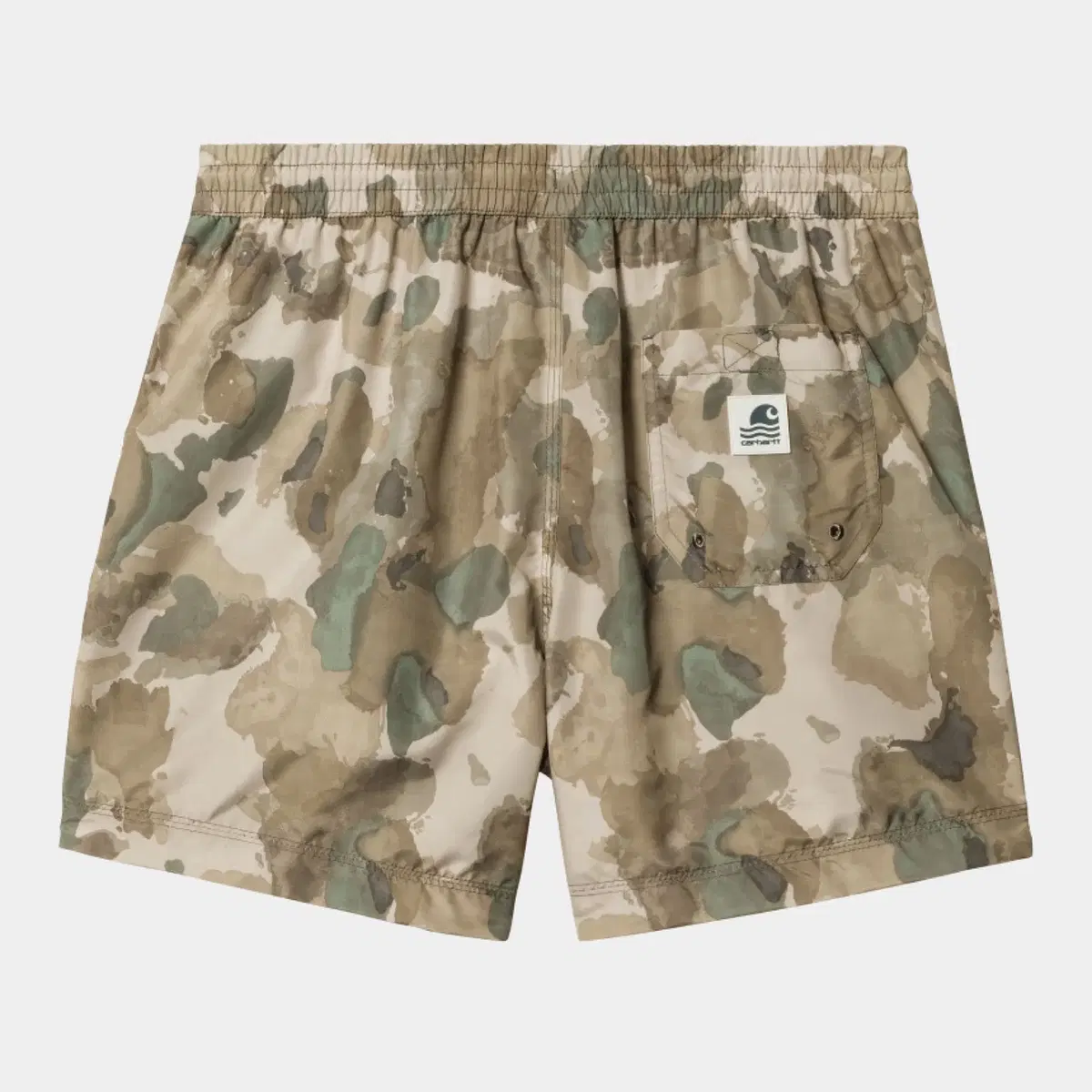 caldhart wip drift swim trunk camo tide