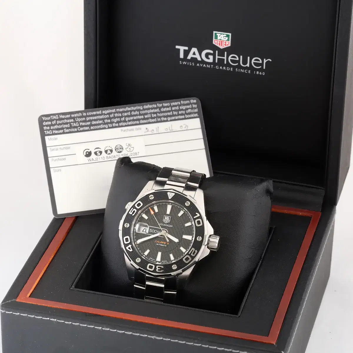 태그호이어 Tag Heuer 아쿠아레이서 500m 오토매틱