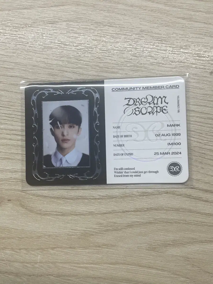 Drimini mark wts ID kard