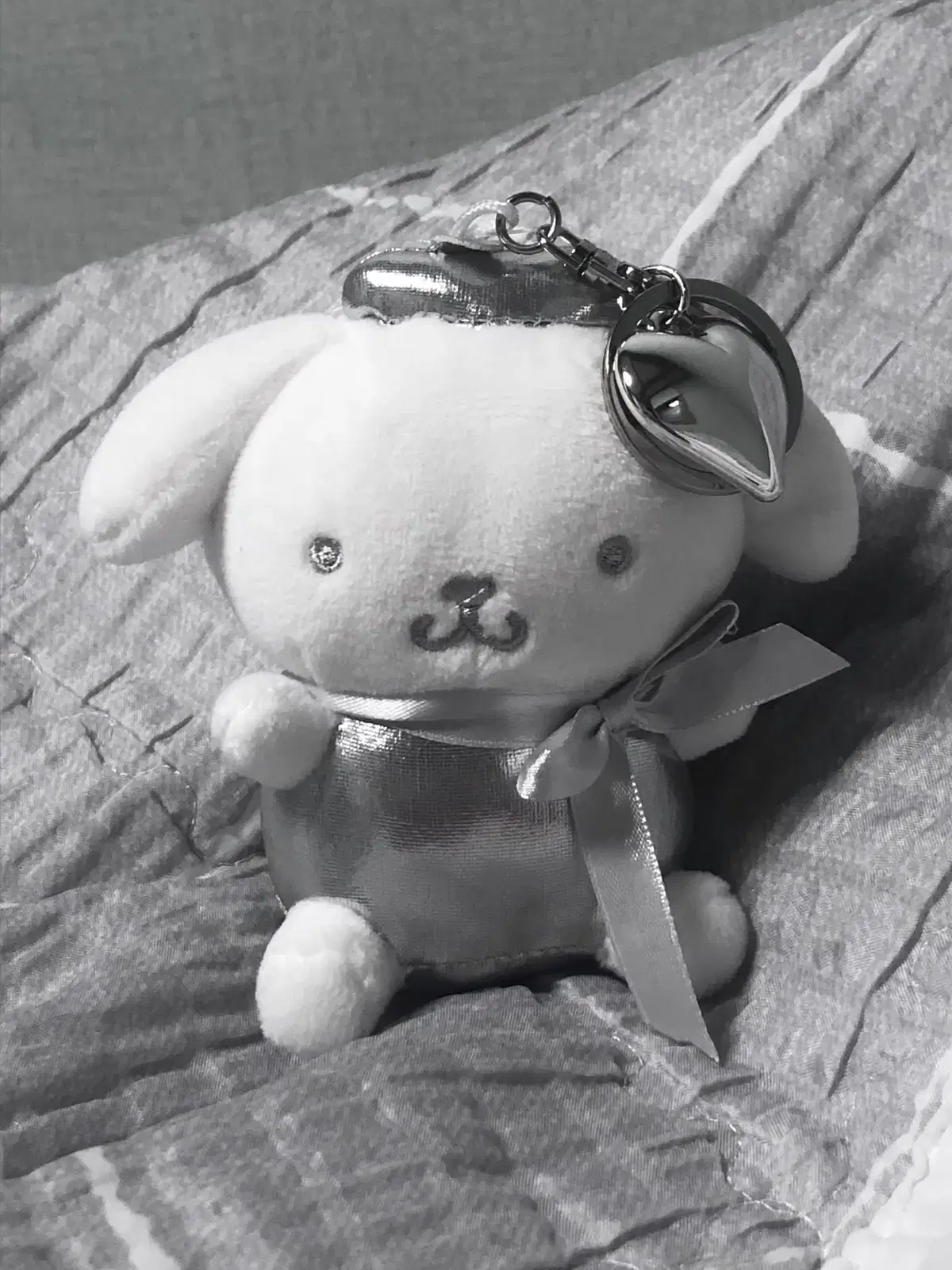 Sanrio Pom Pom Purine Silver doll Keyring