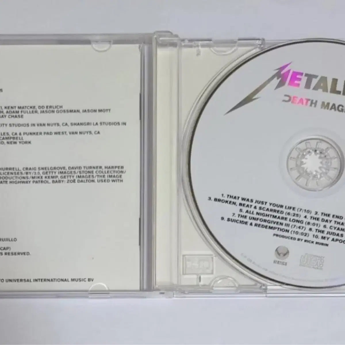 메탈리카 Death Magnetic 앨범 시디 CD