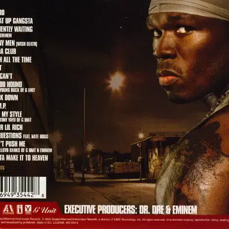 50 Cent - Get Rich Or Die (CD) 유럽초판 NM-