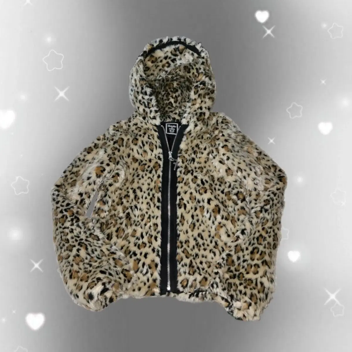 (Original price 4.5 lew price reduction)Onegyaru Himegyaru leopard fur fur jacket leopard Y2K