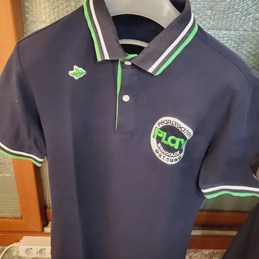 PEARLY GATES GOLF 정품95슬림핏NAVY / GREEN