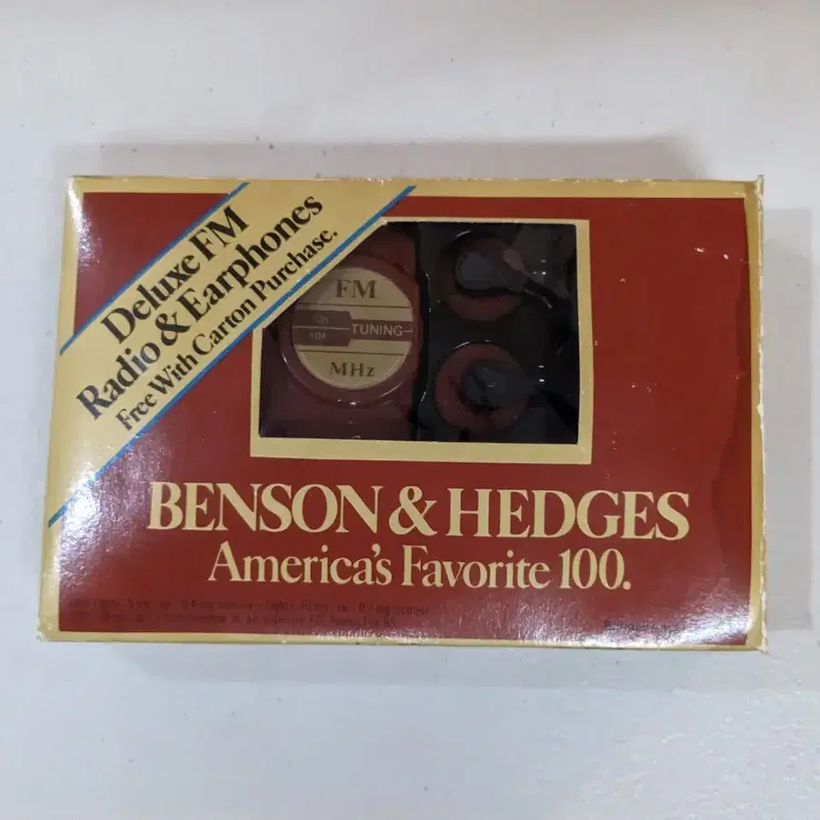 빈티지 포터블 라디오 BENSON & HEDGES