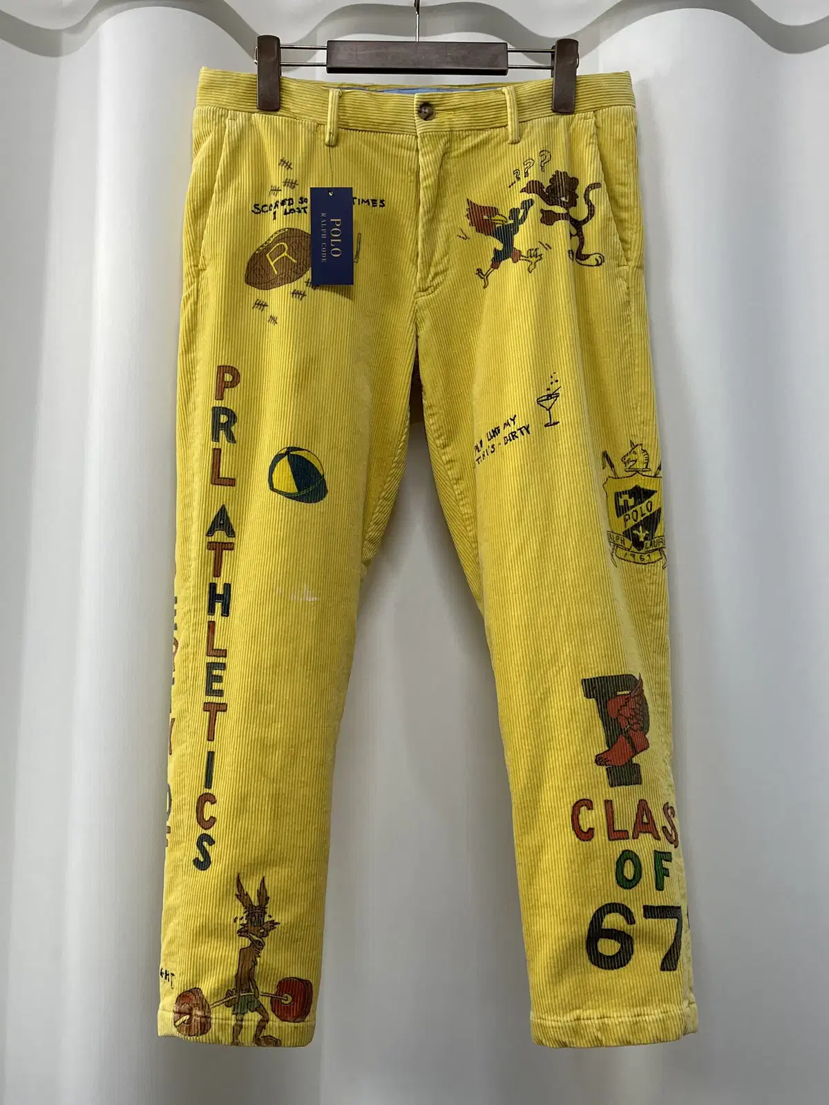 Polo Ralph Lauren 1974 Graffiti Senior Corduroy Trousers Double L RRL