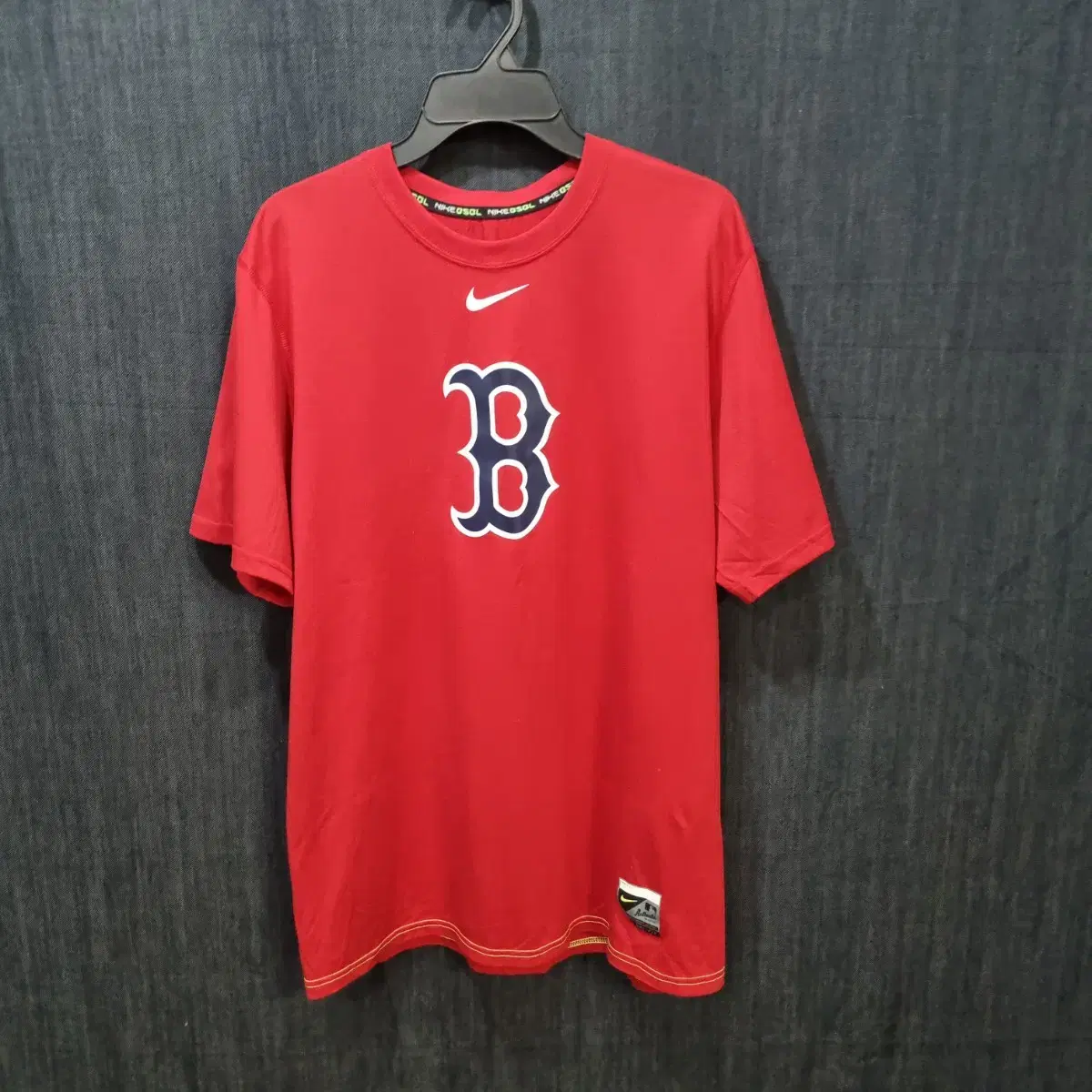 [Men's M] Nike MLB Boston Dry Fit Short Sleeve T-Shirt 052707