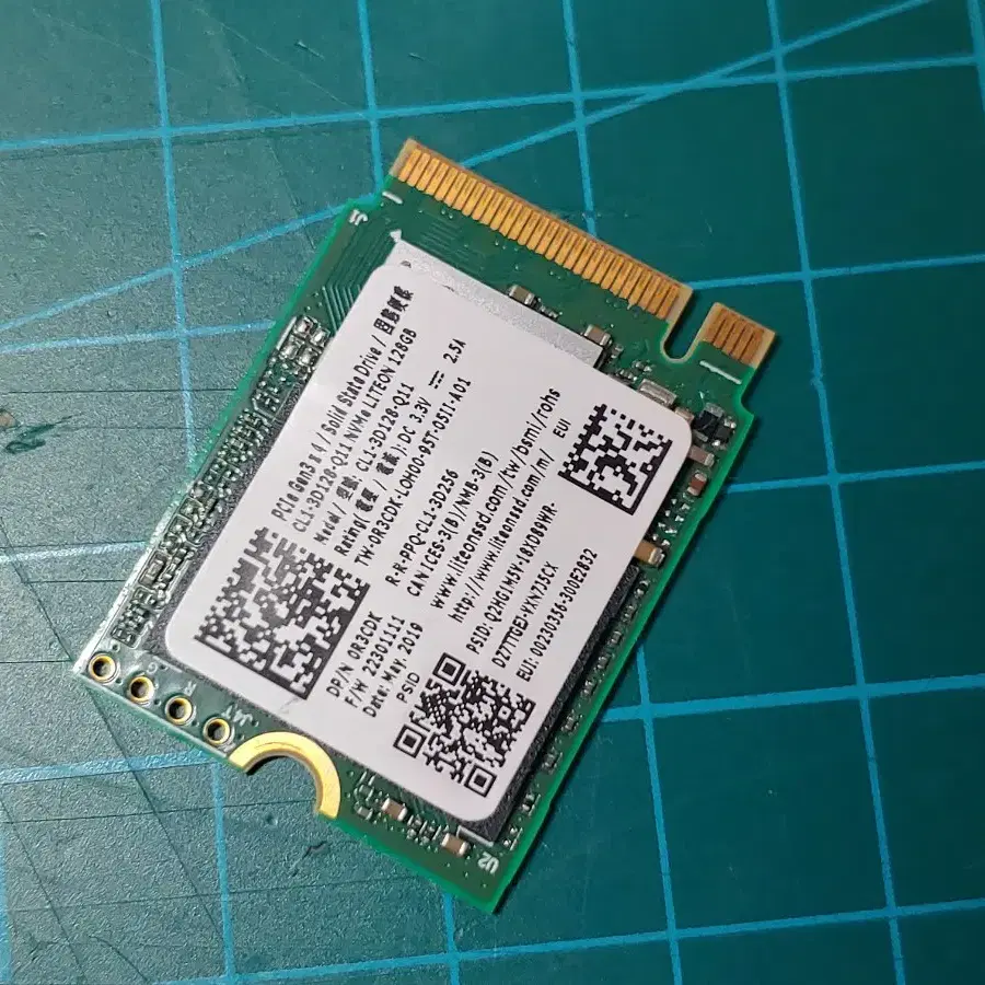 라이트온 128GB M.2 2230 PCle NVMe SSD