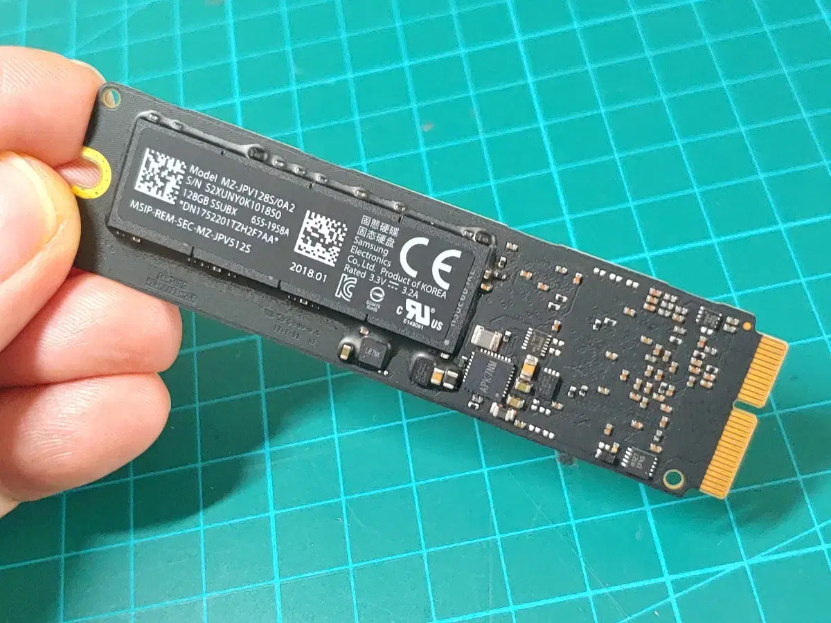 맥북 전용 128GB SSD PC 저장장치