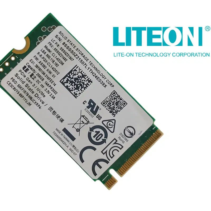 라이트온 CL1-4D256 M.2 2242 NVMe 벌크 SSD
