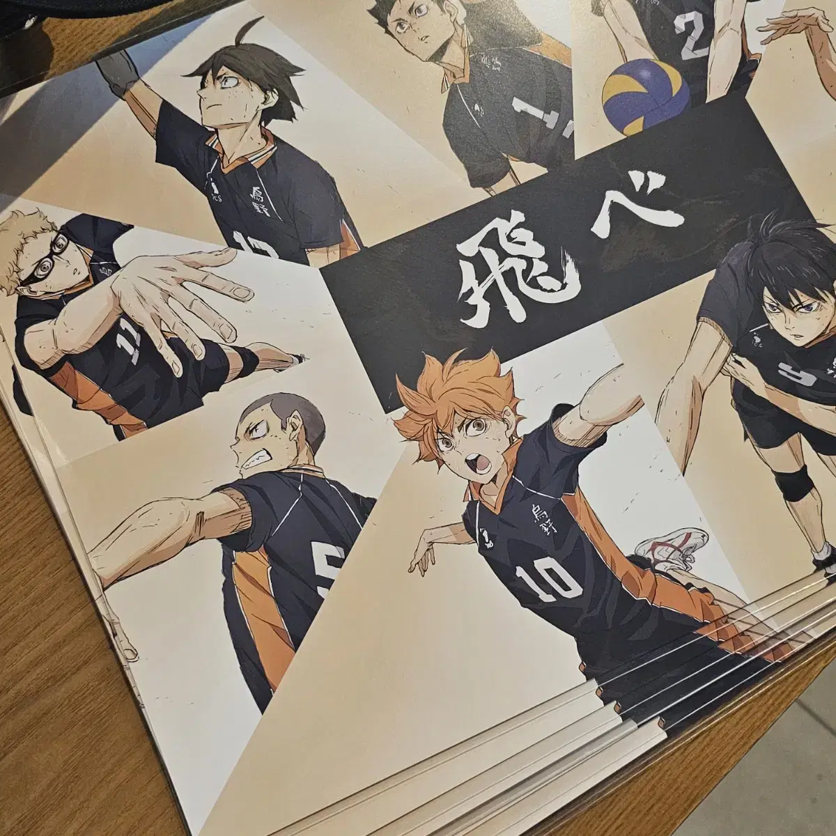 Haikyuu Week 3 poster pre-order benefit Karasuno High School Group Poster