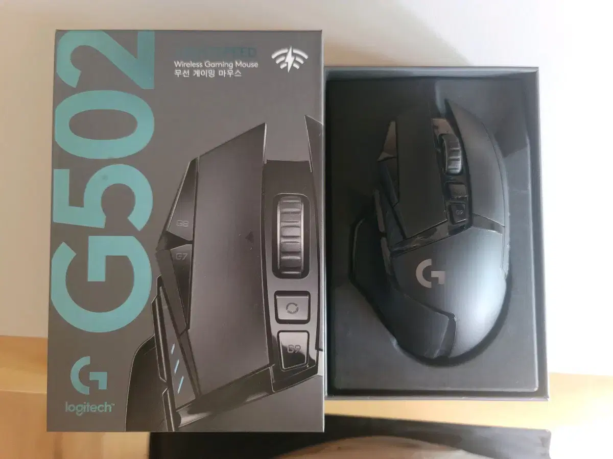 로지텍 g502 무선 판매합니다