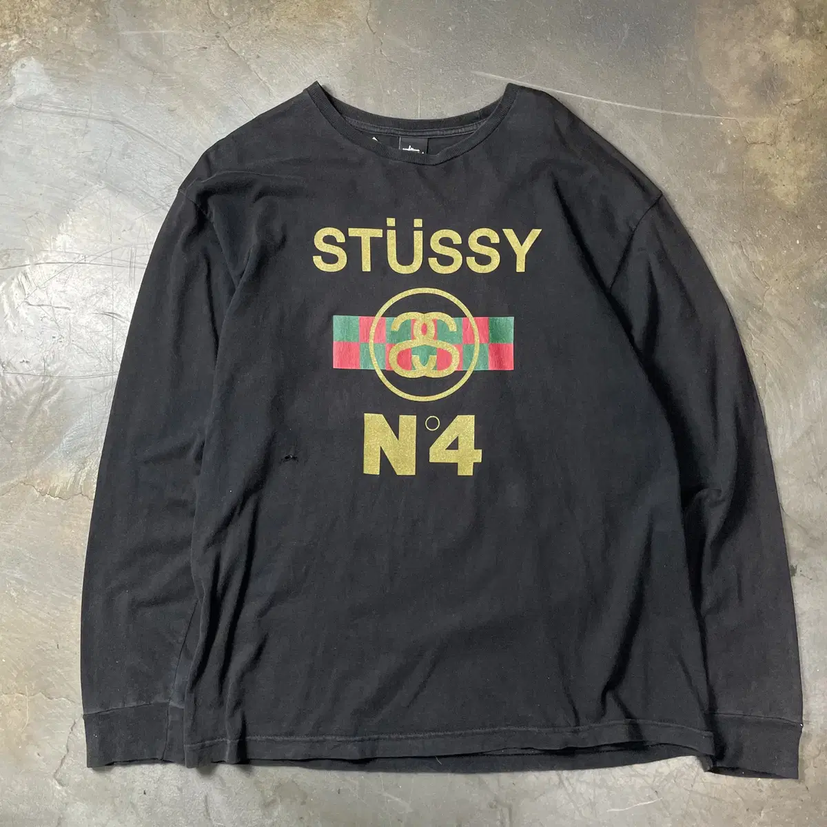 Stussy Gucci Parody Long Sleeve