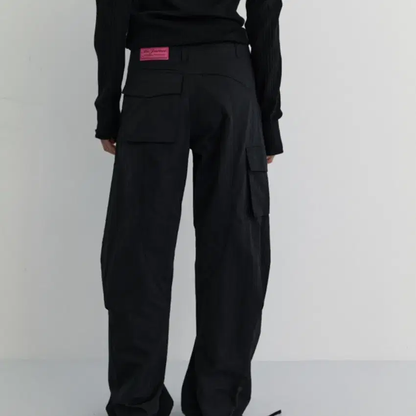 마조네 WIDE CARGO PANTS 와이드 카고팬츠 블랙