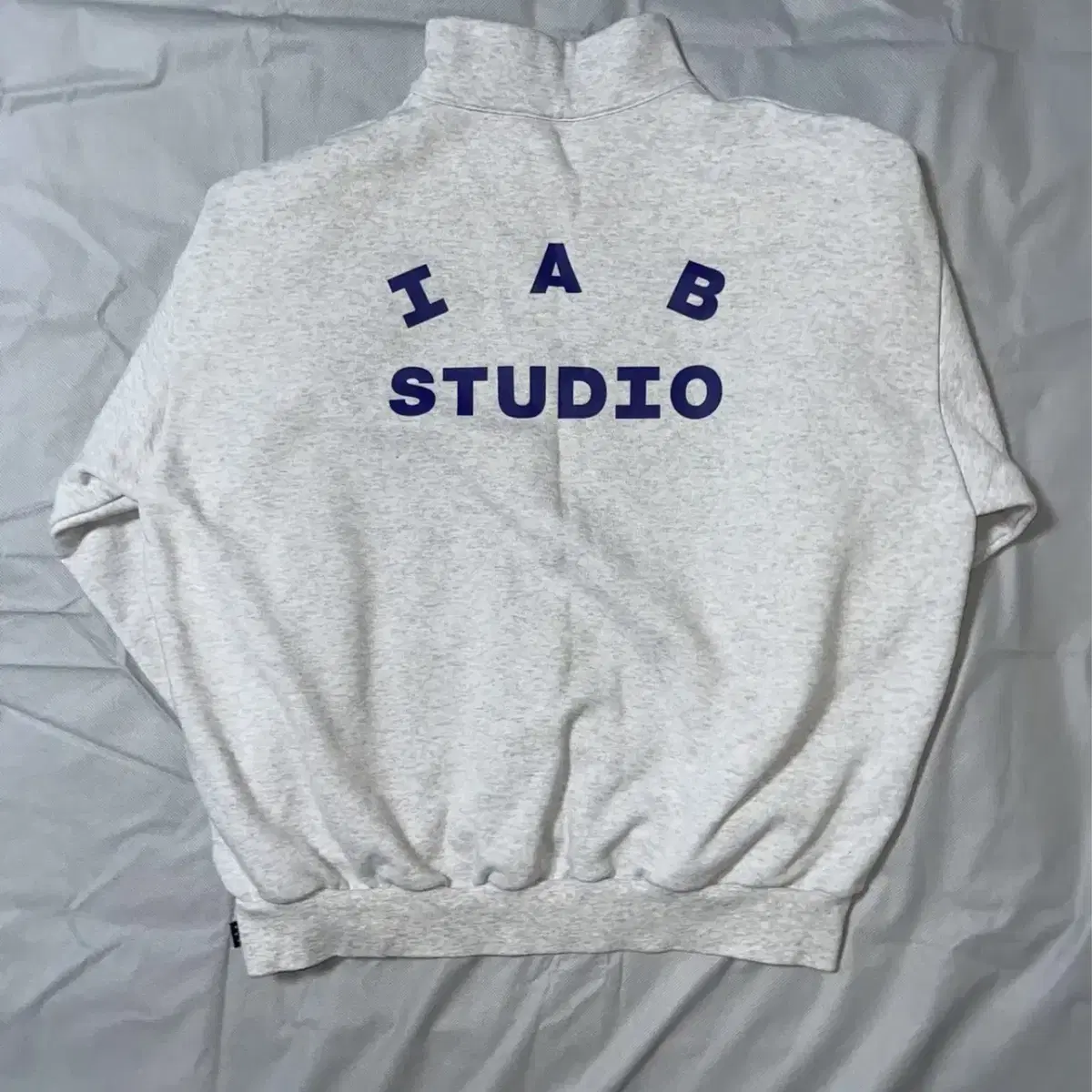 아이앱 하프집업 라이트 그레이 IAB Studio Half Zip