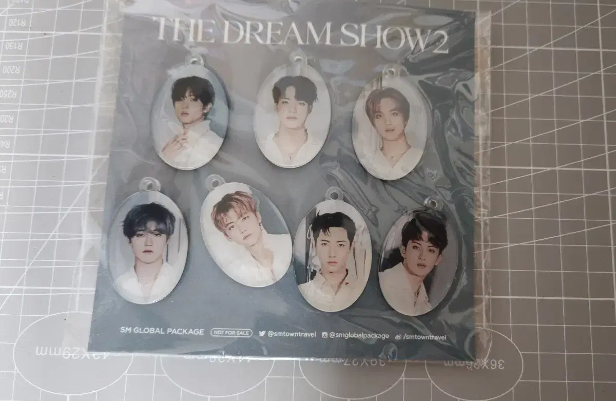 nct dream dream show 2 global package grafa goods gift acrylic key ring keyring