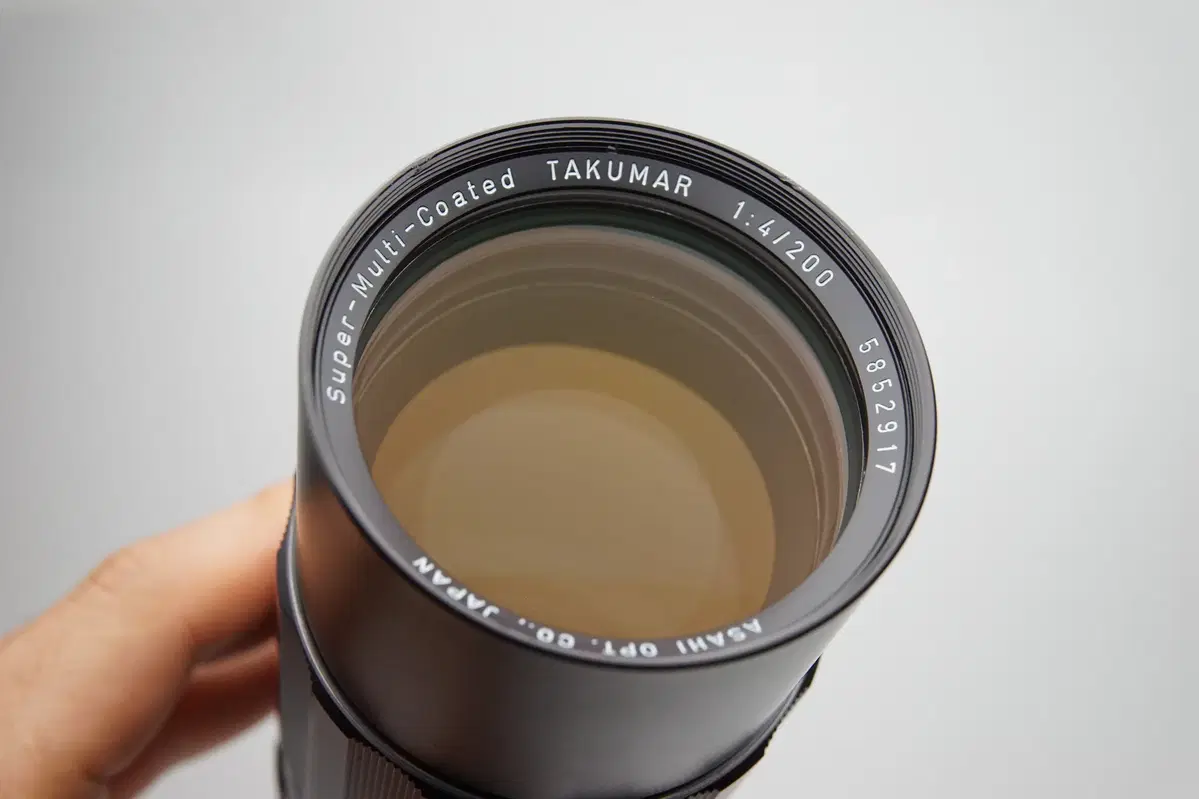 슈퍼멀티코티드 타쿠마 200mm f4 M42마운트 올드렌즈 수동렌즈