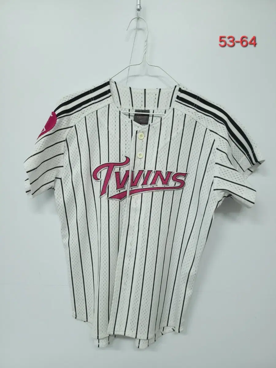 Baseball)LG Twins Pink Color Logo Jersey, Size 53-64