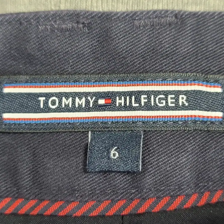 TOMMY HILFIGER 타미힐피거 여성 스판 H형 면스커츠