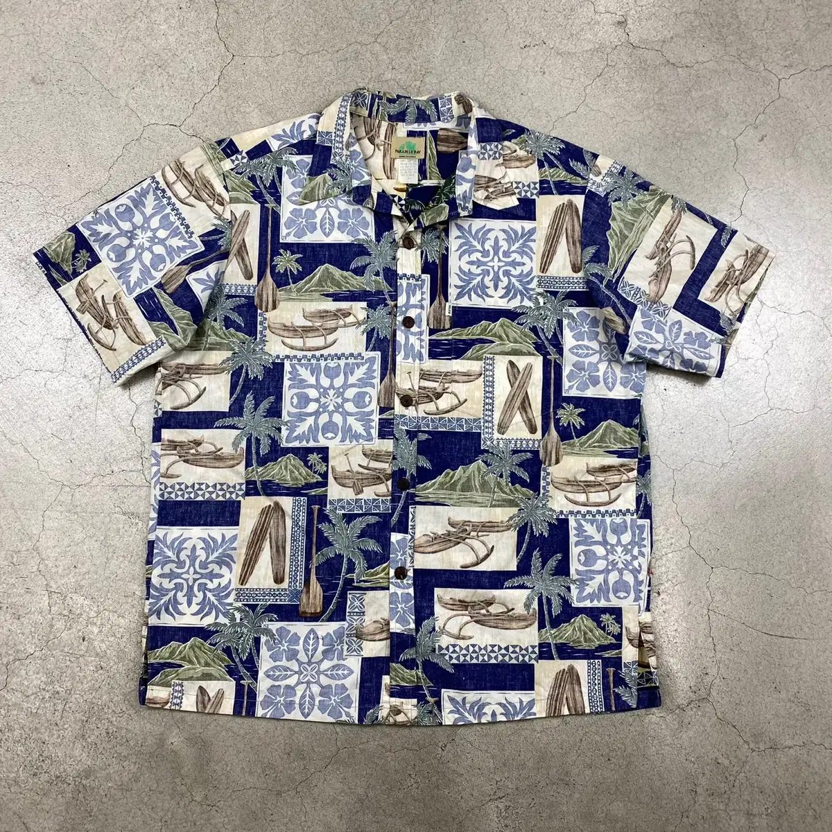 MADE IN HAWAII O.G 하프 셔츠 (100)