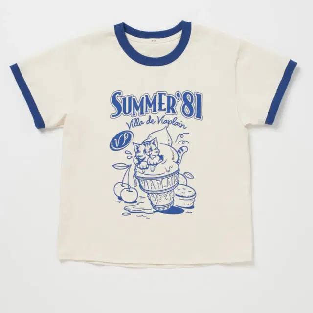 VIAPLAIN 비아플레인 summer81 t-shirt