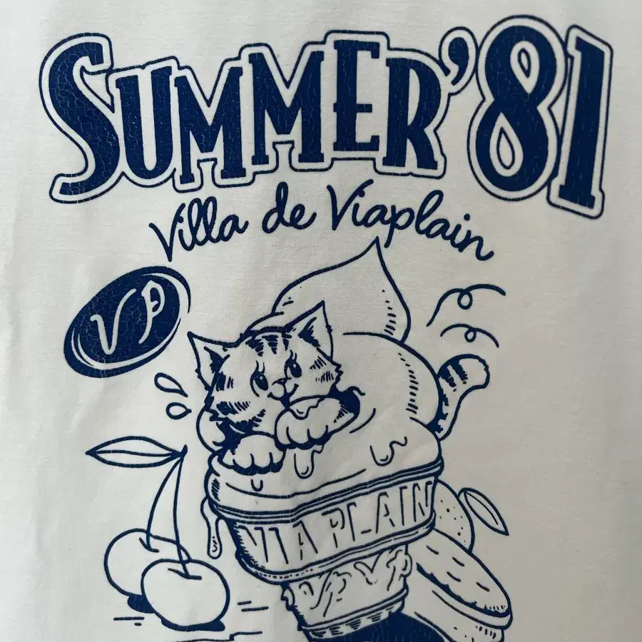 VIAPLAIN 비아플레인 summer81 t-shirt