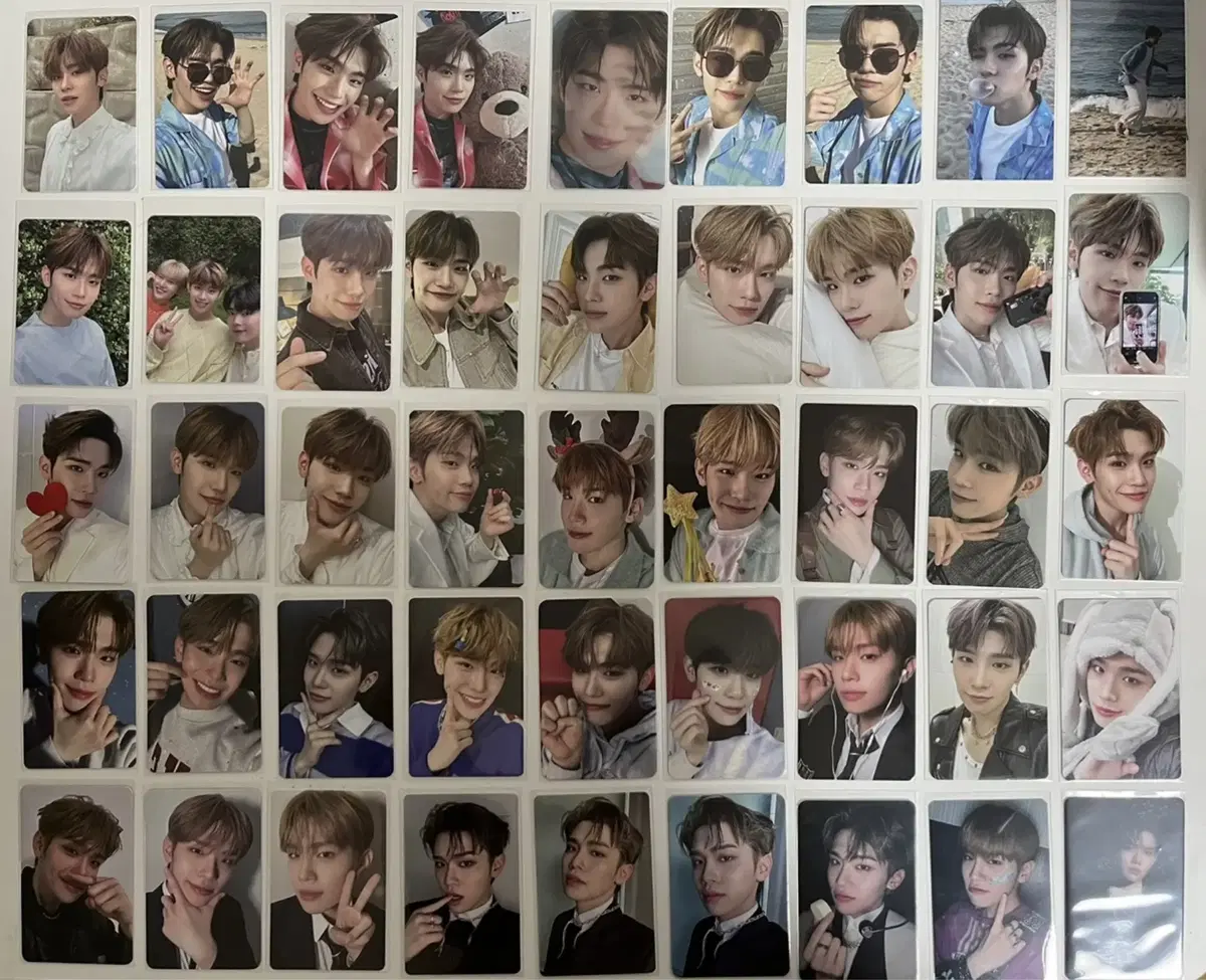 급처 가격내림)제로베이스원 제베원 김태래 포카 45장 일괄 대량양도