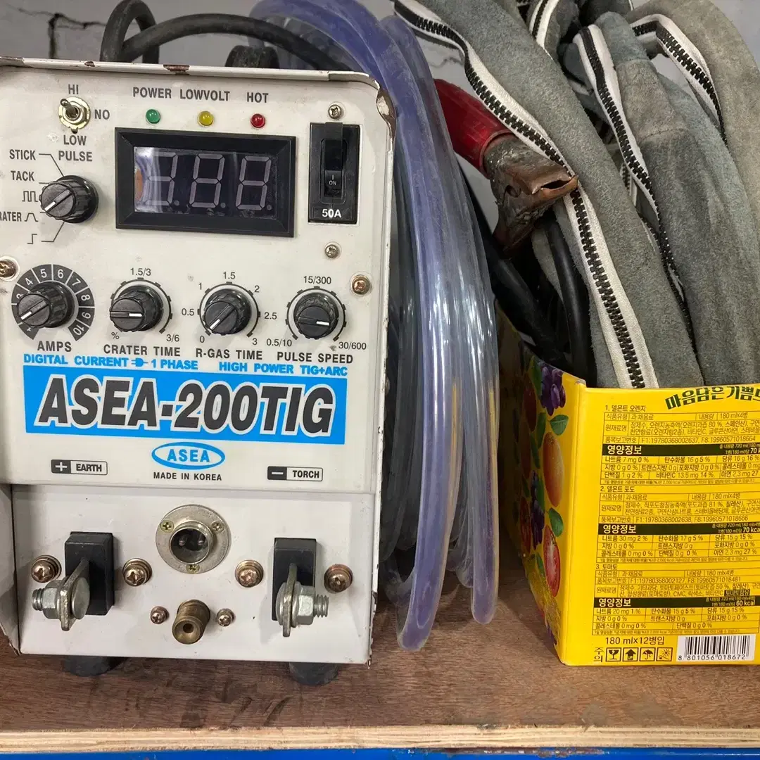 아세아 ASEA-200TIG 인버터 알곤 용접기 단상220V