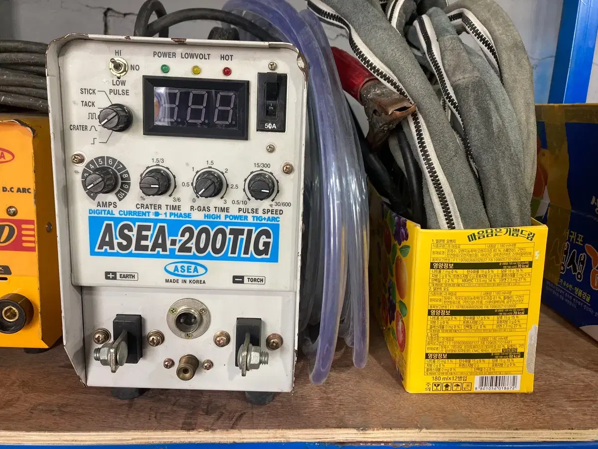 아세아 ASEA-200TIG 인버터 알곤 용접기 단상220V