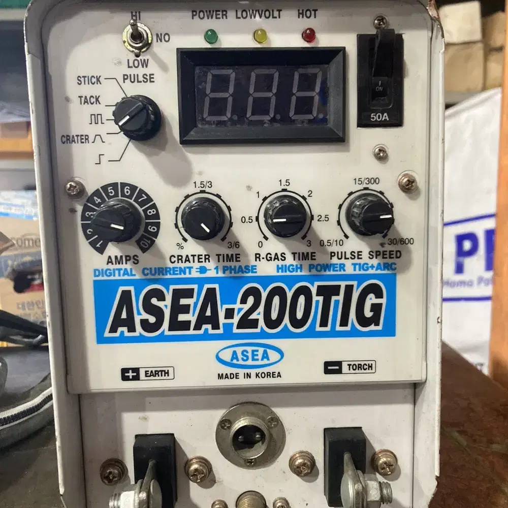 아세아 ASEA-200TIG 인버터 알곤 용접기 단상220V