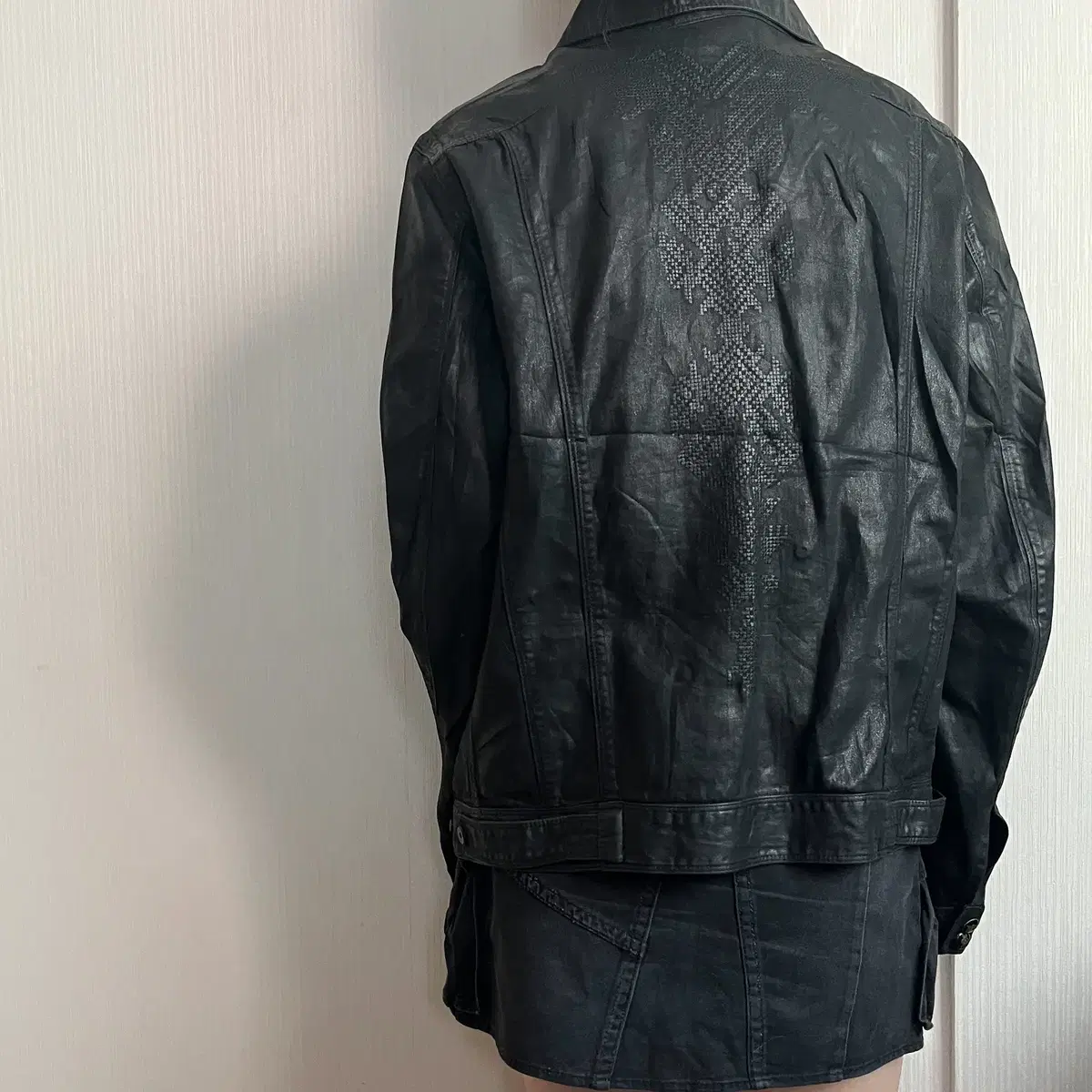 Diesel Tribal pattern coating jacket