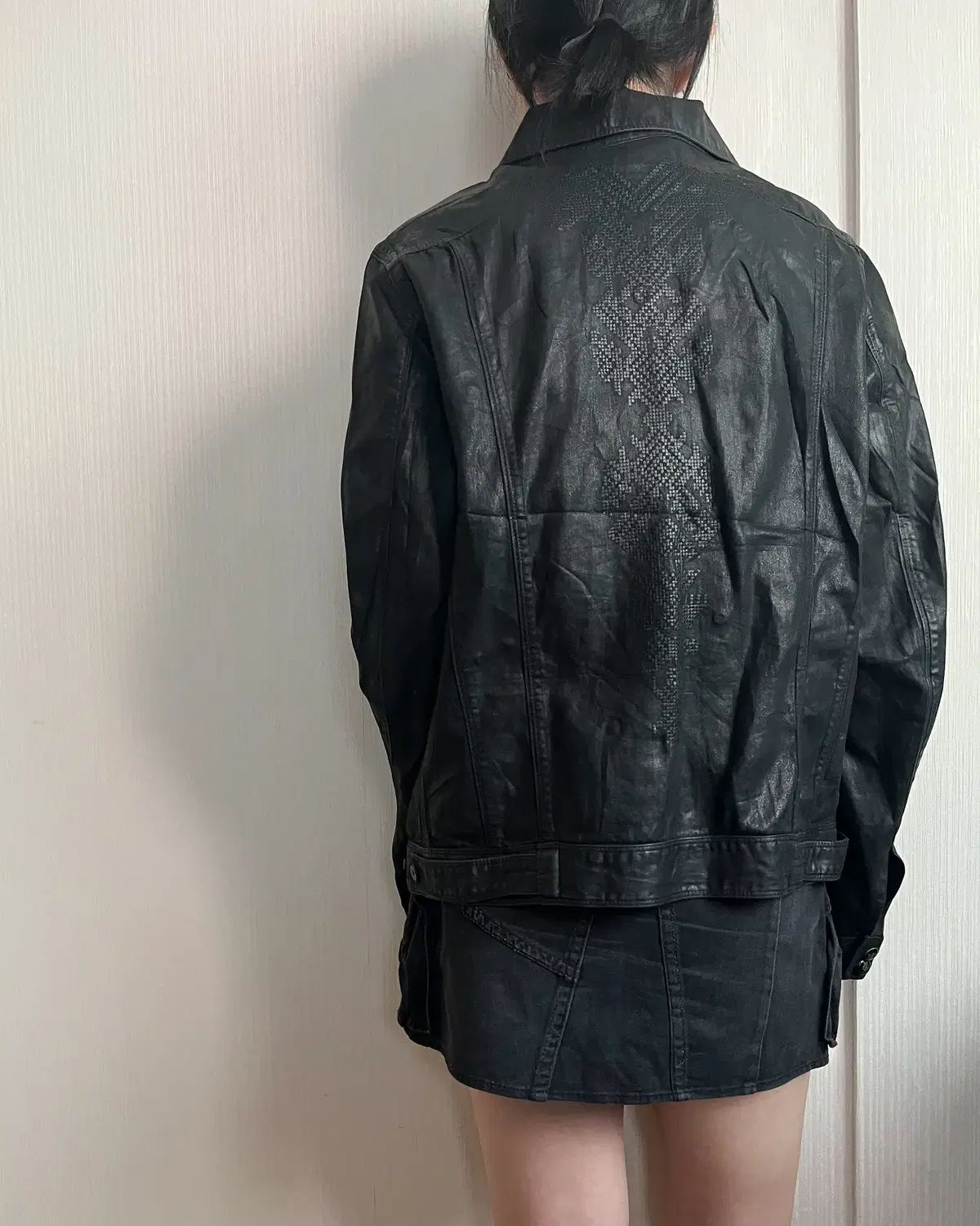 Diesel Tribal pattern coating jacket