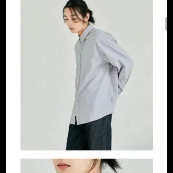 유니온블루 LAUNDRY SHIRT (LAVENDER GRAY) M사이즈