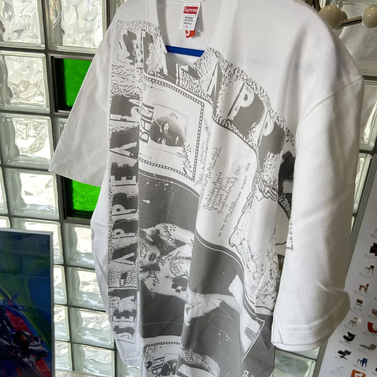 슈프림 콜리지 티 supreme collage tee