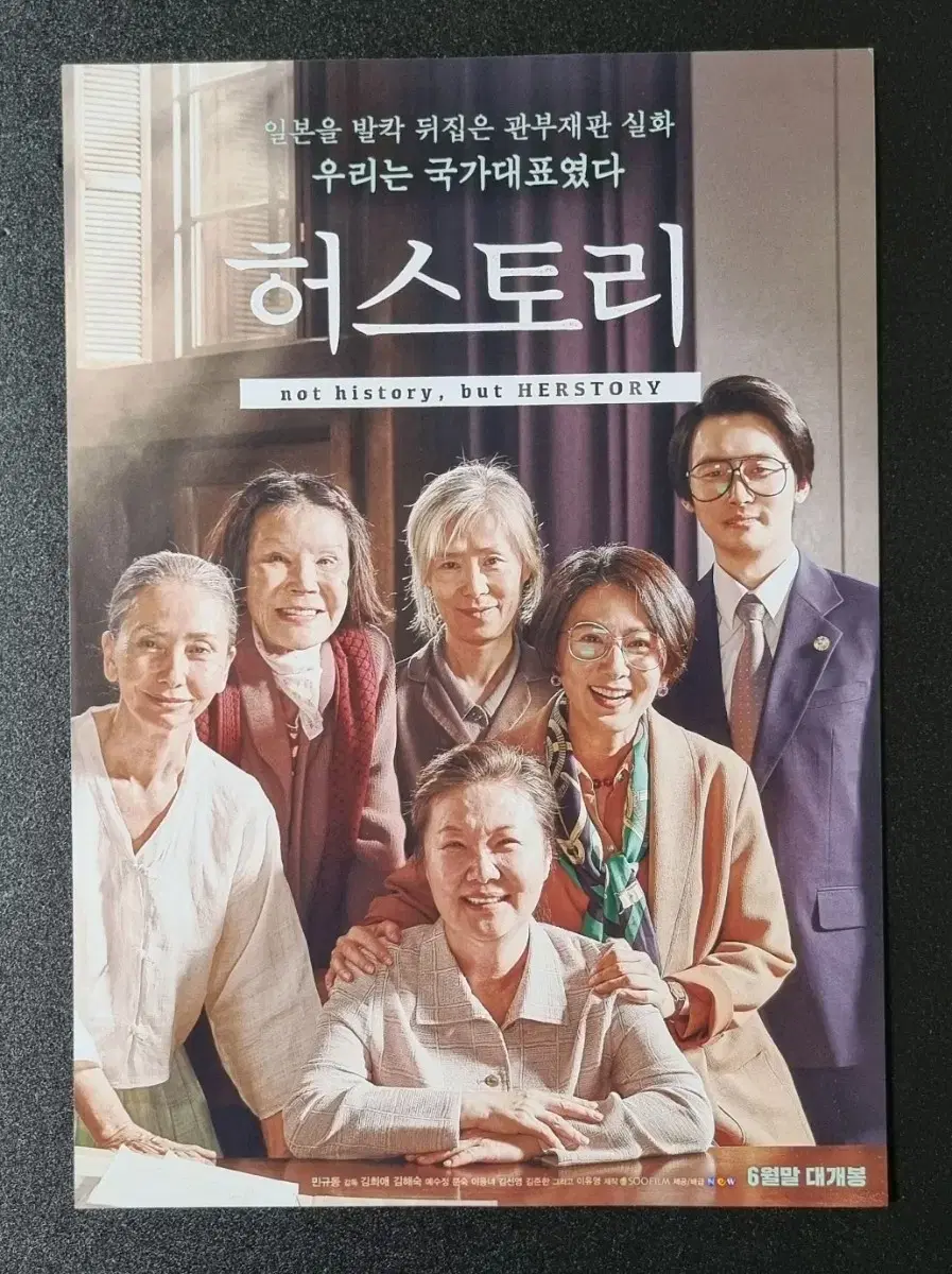 [영화팜플렛] 허스토리 (2018) 김준한 김희애 문숙 영화전단지