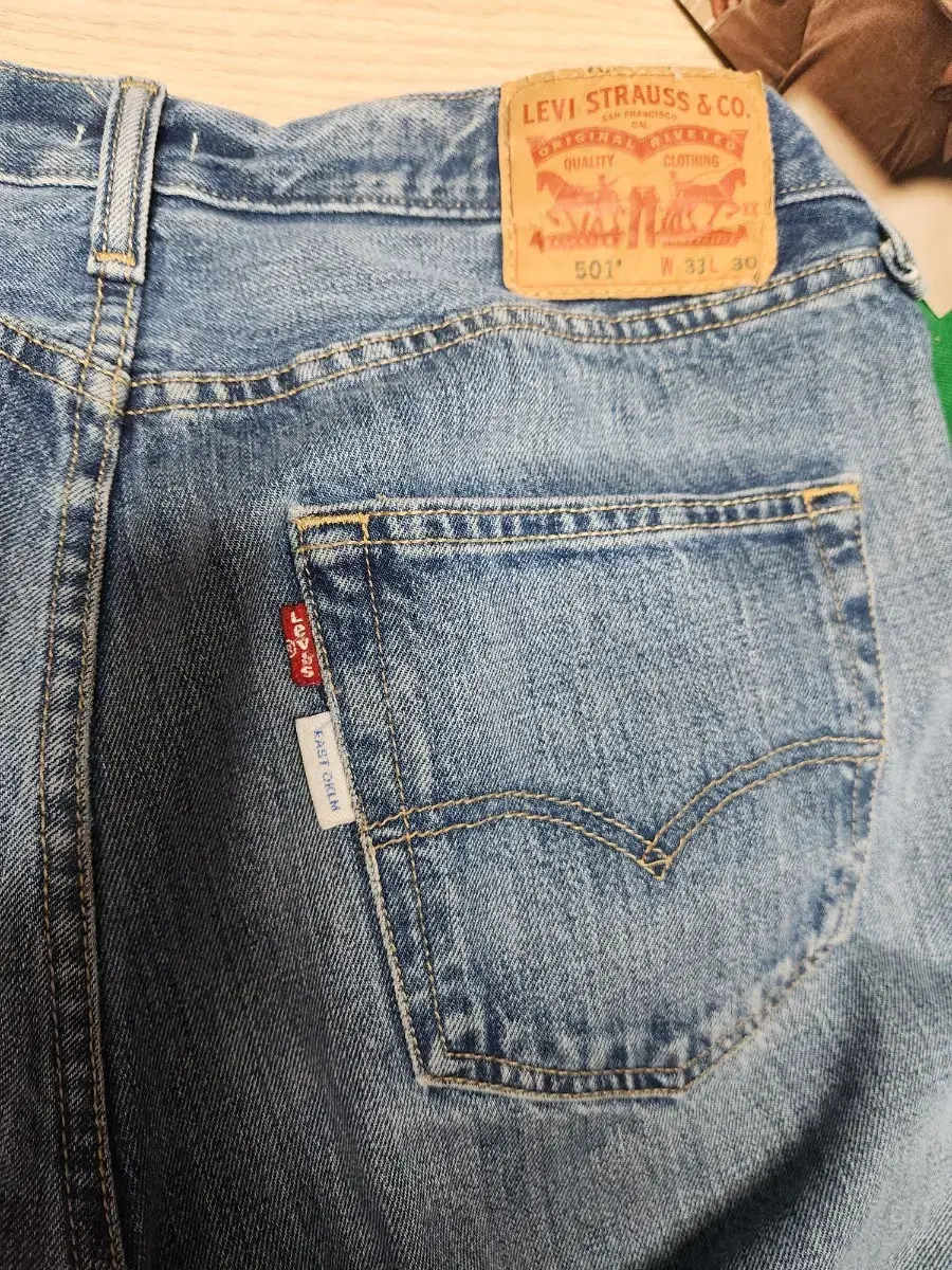 Levi's X EASTOKlm Denim Jeans Remake jin Patchwork 501