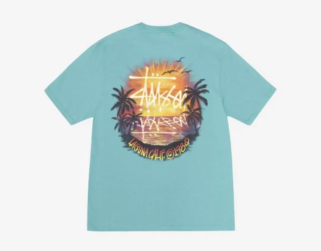 Stussy Sunset Ocean Color XL New