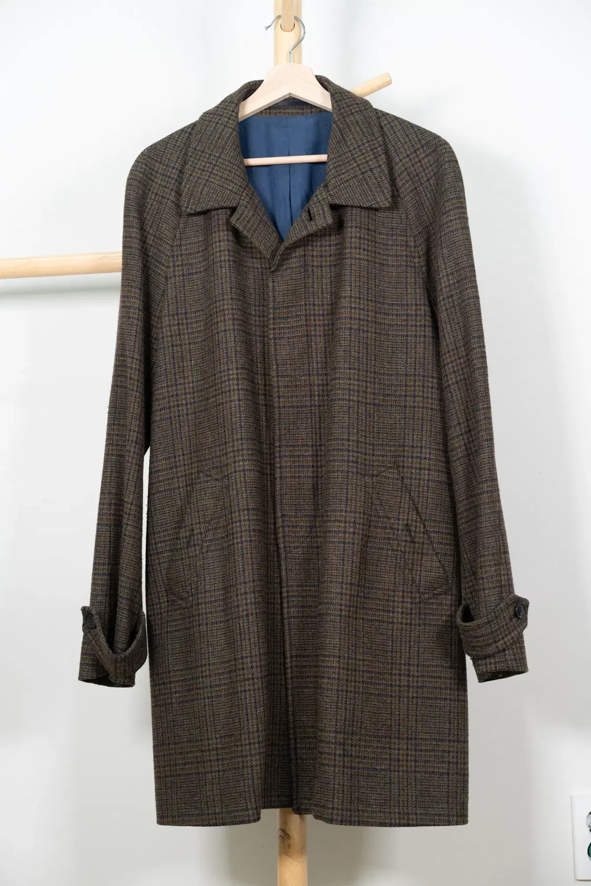 Mauro Griffoni Check Raglan Coat