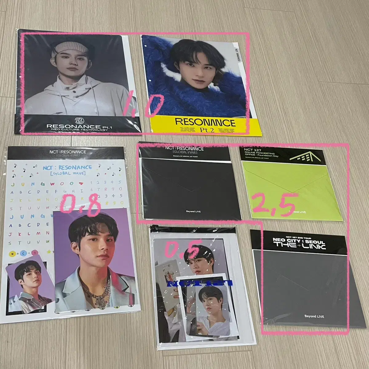 NCT127 ジョンウ　トレカ the castle 4×6 PHOTO NCT | 엔시티 NCT 127 The Castle 4x6 Photo Kard Set photocard