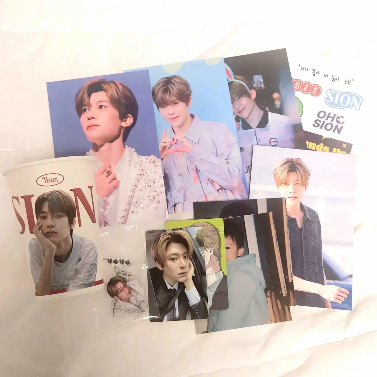 NCT wish sion Sanka pre-order benefit photocard postcard keyring sticker Cup WTS